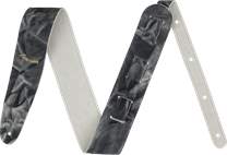 FENDER Tie Dye Leather Strap Black