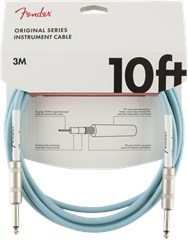 Fender Original Series 10' Instrument Cable Daphne Blue