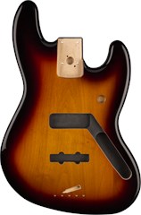 Fender Standard Series Jazz Bass Alder Body, Brown Sunburst