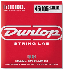 Dunlop DBHYN45105 Dual Dynamic Layered Twin Alloy Hybrid Wound 45-105 - Struny na basgitaru