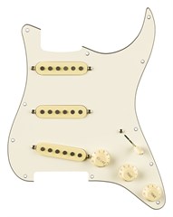 Fender Pre-Wired Strat Pickguard, Eric Johnson Signature, Parchment 11 Hole PG