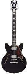 D'Angelico Premier Mini DC Double Cutaway Stop-Bar Tailpie CE Black Flake