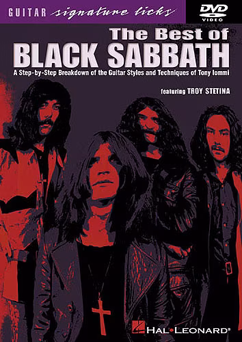 MS Best Of Black Sabbath Guitar Signature Licks DVD - Noty pre gitaru