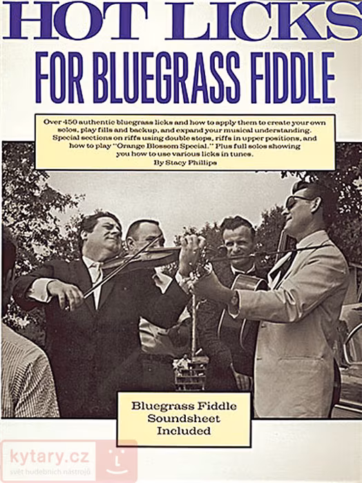 MS Hot Licks For Bluegrass Fiddle - Škola hry na husliach