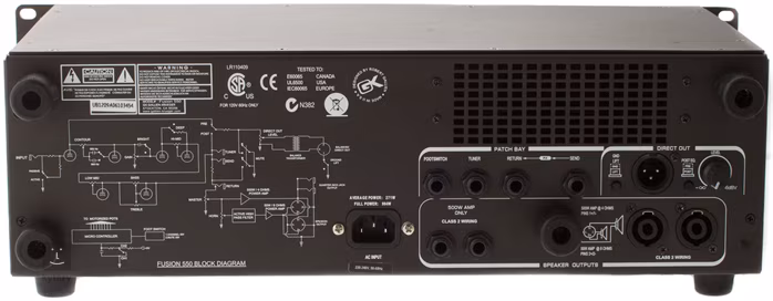 Gallien-Krueger Fusion 550 - Basgitarový hybridný zosilňovač