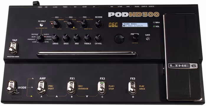 Line 6 POD HD300 (drobná vada) - Gitarový multiefekt