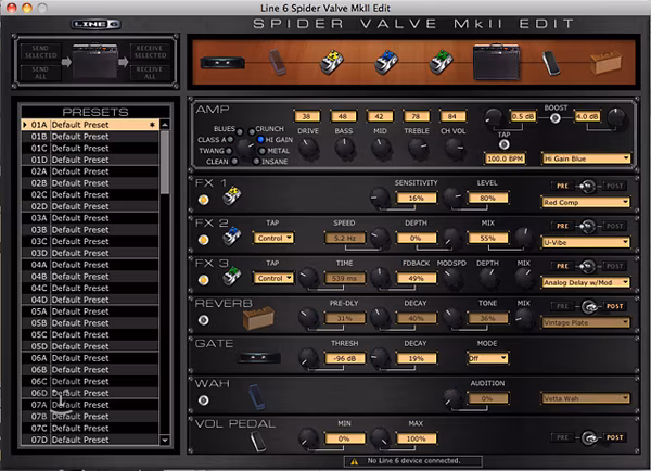 Line 6 SPIDER VALVE MKII 212 - 