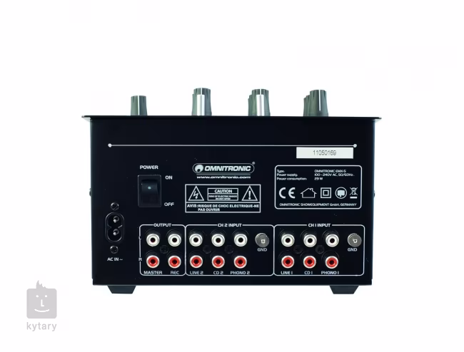 Omnitronic PM-222 - DJ mixážny pult