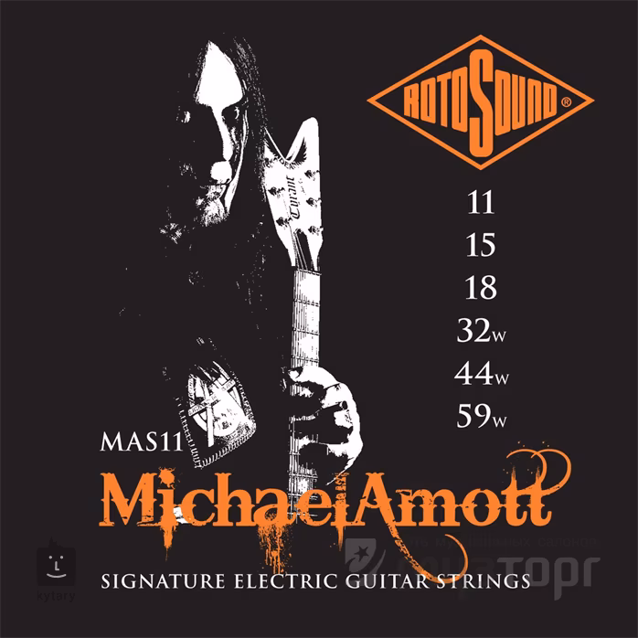 Rotosound MAS11 Michael Amott Signature Set - Struny na elektrickú gitaru