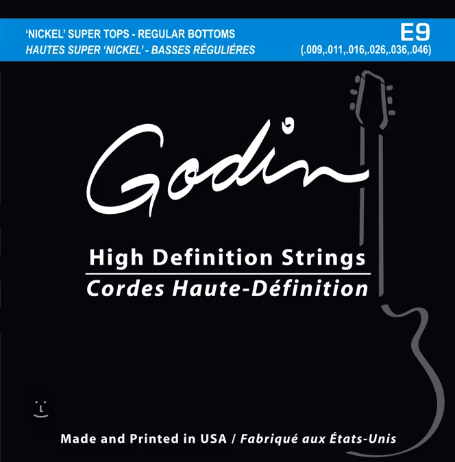 Godin E-9 Electric High-Definition Strings - Struny na elektrickú gitaru