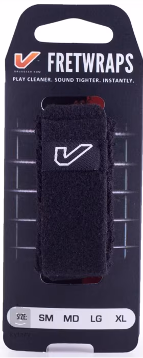Gruvgear FretWraps Black Extra Large - Tlmítko strún