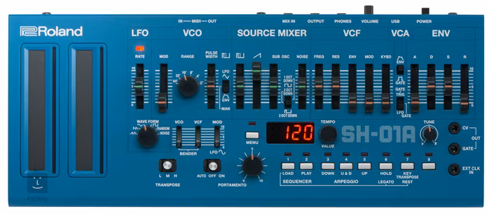 Roland SH-01A BU (rozbalené) - Syntezátor