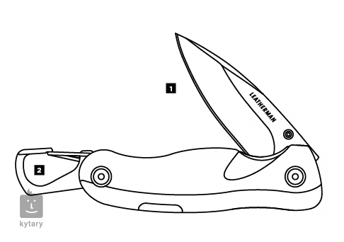 Leatherman CRATER C33 - Nôž