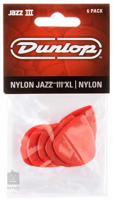 Dunlop Jazz III XL Red Nylon - Brnkátka
