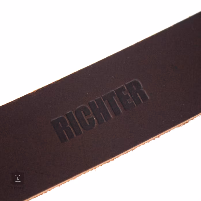 Richter Slim Deluxe Buffalo Brown - Gitarový popruh