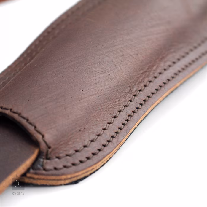 Richter Slim Deluxe Buffalo Brown - Gitarový popruh