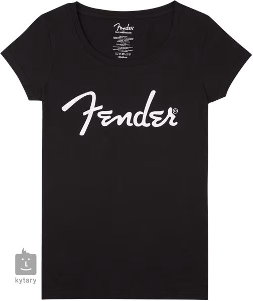 Fender Spaghetti Lady T-Shirt Black L - Tričko