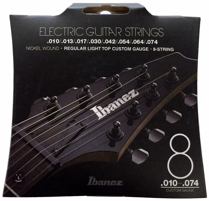 Ibanez IEGS81 - Struny na osemstrunovú elektrickú gitaru