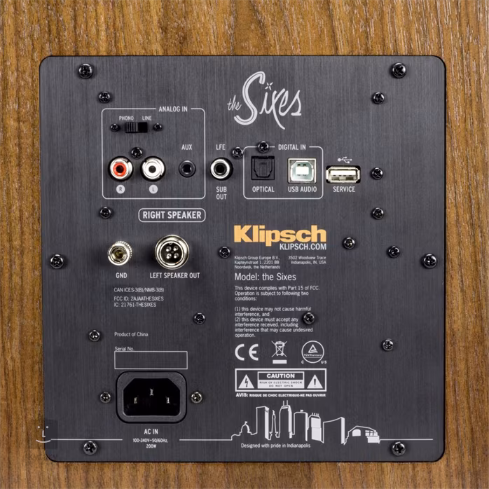 Klipsch The Sixes Walnut - Aktívne HiFi reproboxy