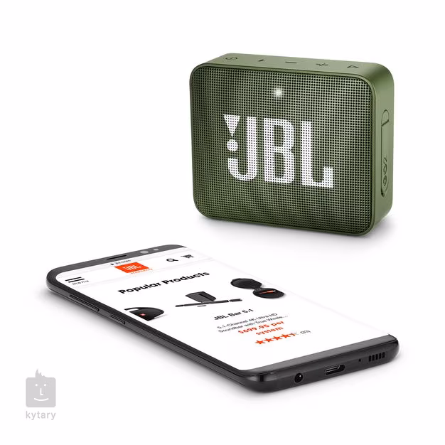 JBL GO2 Green - Bezdrôtový prenosný reproduktor
