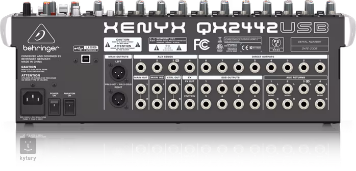 Behringer QX2442USB (rozbalené) - Analógový mixážny pult