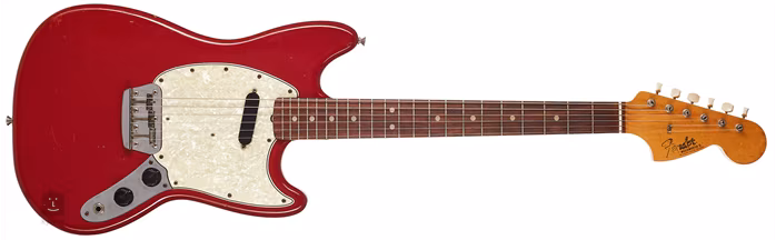 Fender 1967 Musicmaster II Dakota Red 100% Original - Elektrická gitara