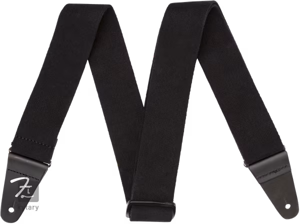 Fender Supersoft Strap Black - Gitarový popruh