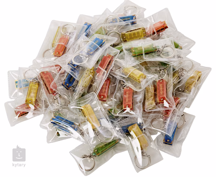 Hohner Color Mini Harp in Candy-box (48pc) - Fúkacia harmonika