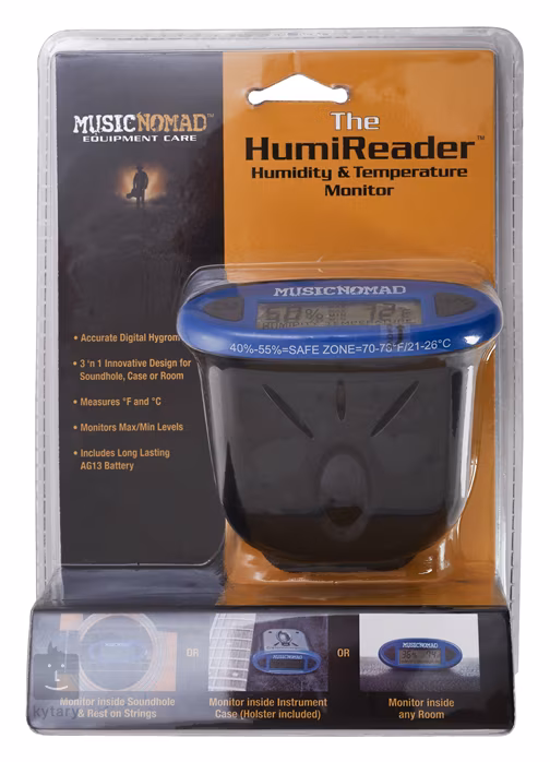 Music Nomad The HumiReader - Teplomer, vlhkomer