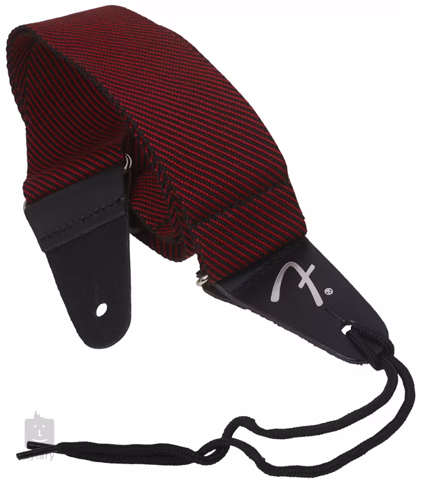 Fender Strap Modern Tweed Black Red - Gitarový popruh