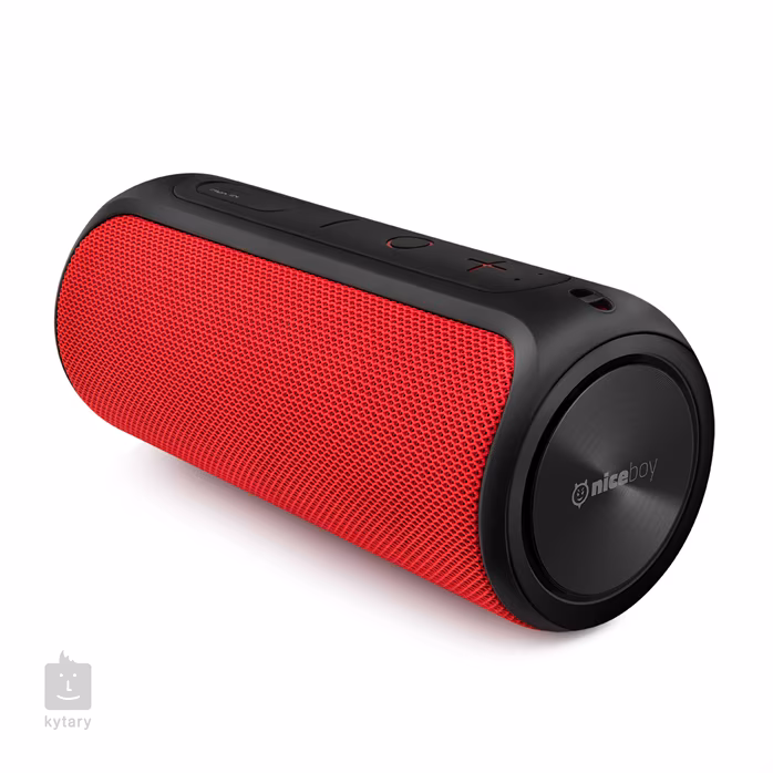 Niceboy RAZE Red - Bezdrôtový prenosný reproduktor