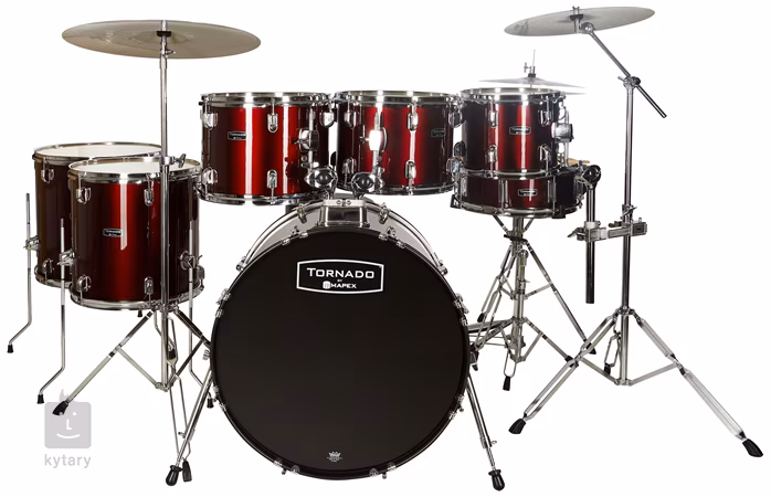 Tornado TND7285FTCDR Dark Burgundy - Súprava bicích s činelmi