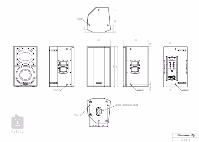 Pioneer DJ XPRS-12 (rozbalené) - Aktívny reprobox