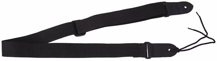 Perri's Leathers Ukulele Nylon Black Strap - Popruh na ukulele