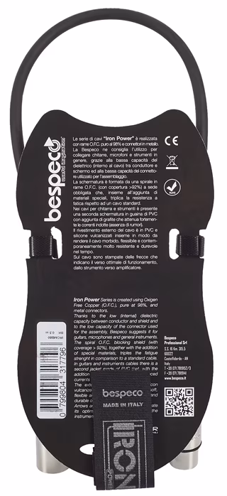 Bespeco IROMB50 - Mikrofónny kábel