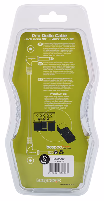 Bespeco SLPP030 - Spájací kábel