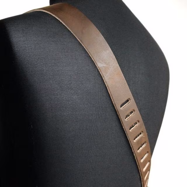 Richter Raw I Punch Used-Brown - Gitarový popruh