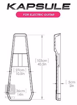 Gruvgear Kapsule for E-Guitar - Obal na elektrickú gitaru