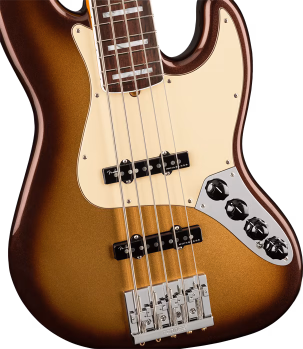 Fender American Ultra Jazz Bass V RW MB - Elektrická basgitara