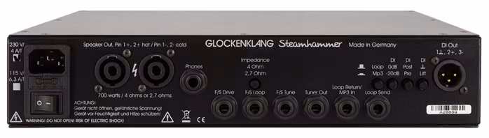 Glockenklang Steamhammer Head - Basgitarový tranzistorový zosilňovač