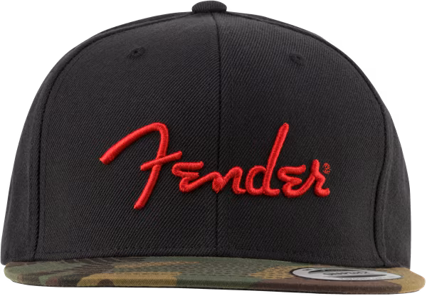 Fender Camo Flatbill Hat - Šiltovka
