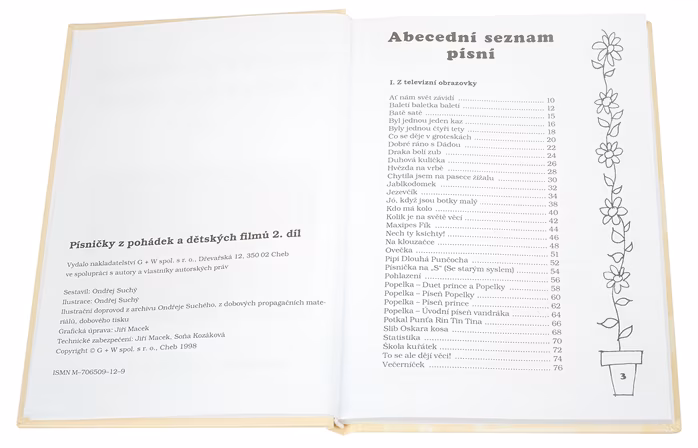 KN Písničky z pohádek - 2. díl - Spevník