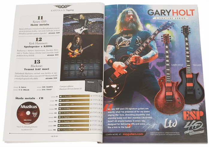 Muzikus Škola metalu - kniha s CD - Škola hry na gitare