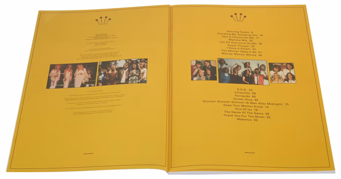 MS Abba Gold: Greatest Hits - Spevník