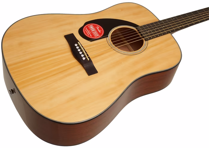 Fender CD-60S LH NAT - Ľavoruká akustická gitara