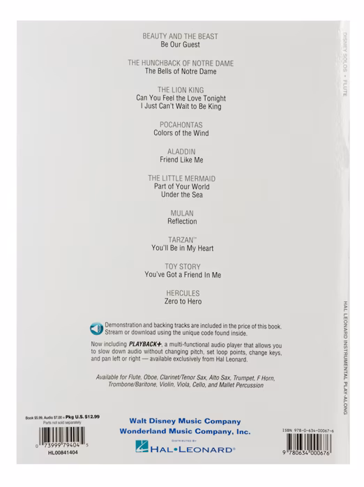 MS Disney Solos (Flute) - Noty pre priečnu flautu