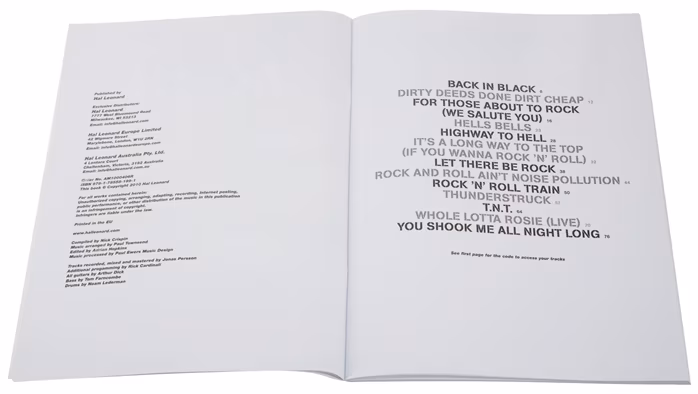 MS Play Drums With... The Best Of AC/DC - Noty pre bicie