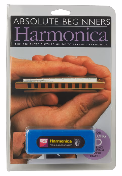 MS Absolute Beginners: Harmonica (Compact Edition) - Book/CD/Instrument Pack - Škola hry na fúkacej harmonike
