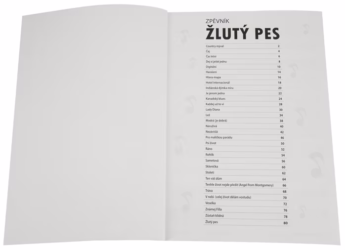 KN Žlutý pes - Spevník