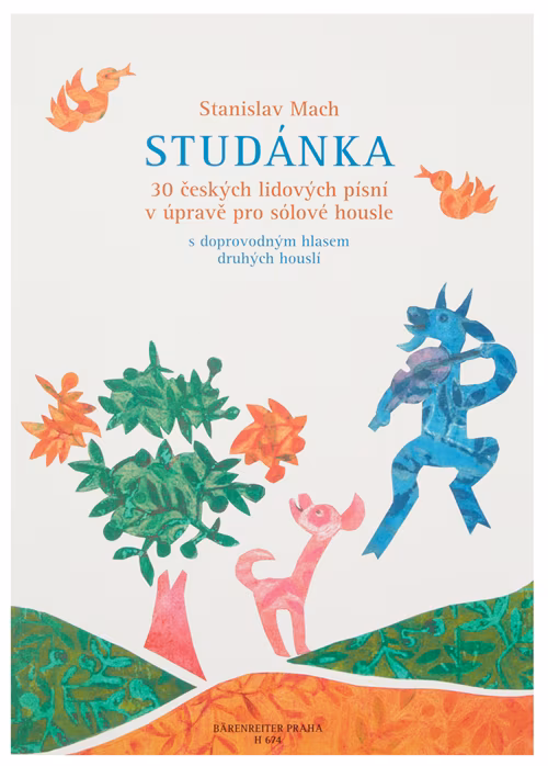 KN Studánka op. 103 (30 lidových písní pro dvoje housle) - Škola hry na husliach